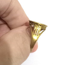 Vintage Ancient Bronze Antique Ring Rare Style Roman Old bronze Ring Extremely