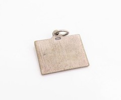 925 Sterling Silver Vintage Pendant Western Colorado Adventure Charm PT24977