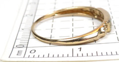 Antique Art Deco 1920 Diamond Wedding Band 14K White Yellow Ring Size 6.75 UK-N