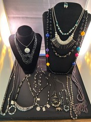 Vintage To Modern Costume Jewelry Lot 100% Wearable Or Resell Necklaces + J26