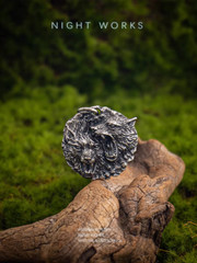 Vintage Viking Wolf Pendant Necklace for Men and Women Norse Mythology Jewelry