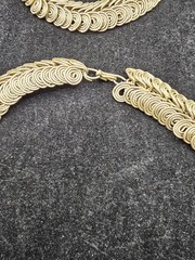 Vintage Woven Silver Tone Necklace and Bracelet Set Gorgeous Vintage Jewelry