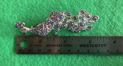 Peacock Women’s Brooch Pin. #196.