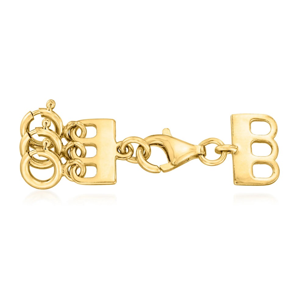 Ross-Simons Italian 18kt Gold Over Sterling Layering Clasp