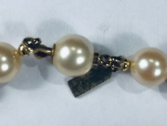 Marvella Necklace Faux Pearl Individually Knotted 19 in Length – Vintage