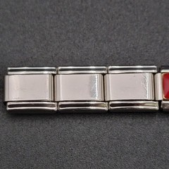 9mm Italian Charm Bracelet Stainless Steel Modular Links Red Pepper Bowling etc.