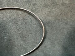 5.84g Vintage Sterling Silver 925 Snake Chain Necklace Adjustable 18 in M