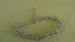 Vintage Silver Tone Mariner Link Bracelet Adjustable 6.5–8.5 Inch