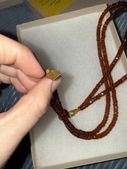 Signed Vintage Artisan Beaded Necklace – One of a Kind