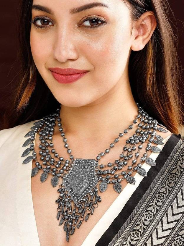 Afghan Kuchi Tribal Choker Ethnic Traditional Gypsy Look Beaded Jewelry Gift