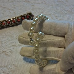 Women’s Fashion Jewelry Mixed Lot 8pc Bracelets & Bangles Rhinestone Pearl