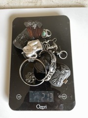 Vintage Junk Drawer Lot With Sterling Silver And Gold Fill Jewelry