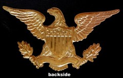 American Eagle XL / Ornate Vintage Brass Stamping / 1 Piece