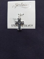Jezlaine Pendant Sterling Silver Cross