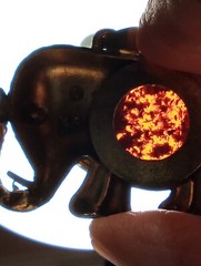BEAUTIFUL LUCKY GOLDEN ELEPHANT LOGO PENDANT GREAT FOR ANY VINTAGE COLLECTION!