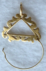 Vintage 14K Gold Charm Holder 3 Grams