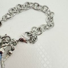 Premier Designs Multilayered Necklace w/ Blue Stones & Glass and Acrylic Beads