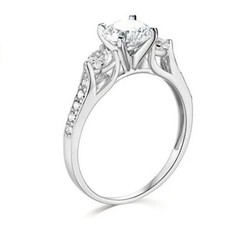 Art Deco 1.90 Ct White Diamond Antique Vintage Wedding Ring 925 Sterling Silver