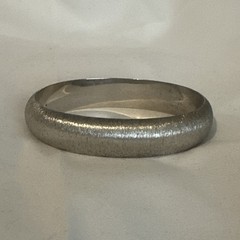 Vintage Marathon Sterling Silver Bangle Bracelet Signed