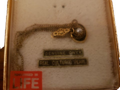 MARATHON JEWELRY 12KT FILLED ONYX PEARL NECKLACE AS ADVERTISED IN LIFE ORIG BOX