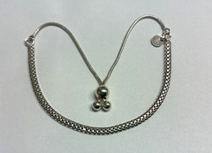 Sterling Silver Lariat Slide Bracelet Designer