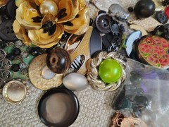 Jewelry Lot C. Some new, Some pre-owned & wearable, mostly craft, repair.