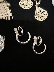 20 Pair Vintage Clip On EarRings Various Styles Colors Materials As Pictured 01