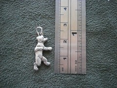 Pip from Pip Squeak & Wilfred 1920s Cartoon Vtg Sterling Silver Bracelet Charm