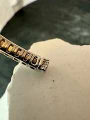 Estate 14k White Gold 4ct Princess Cut Diamond Bangle – Channel Set – Elegent