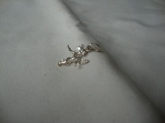 VINTAGE 1970-80s 3D CHERUB ANGEL STERLING SILVER STAMPED 925 CHARM/PENDANT