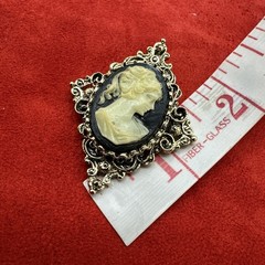 Gerry’s vintage convertible brooch/pendant Cameo Victorian Revival. See pics.