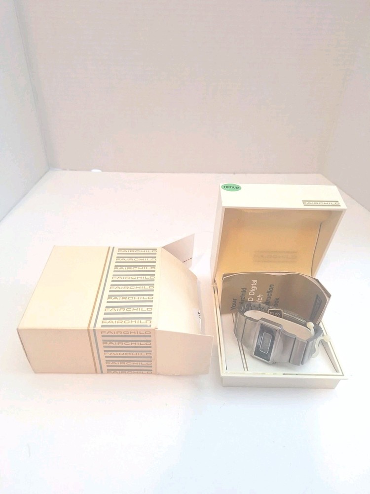 1970’s Fairchild Digital Watch, NOS, New Batt-COMPLETE!! Mint! Super Cool Piece
