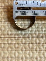 14k GE gold ring vintage( Gold Electroplated ) Unknown Stone Beauty