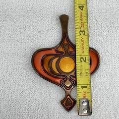 Vintage 1960’S MCM Copper & Enamel Pendant David Andersen Norway By U.Tangerud