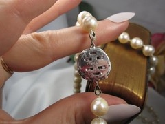 Antique Art Deco Hand-Knotted Baroque Pearls & Rubies Timeless Classic Necklace