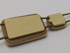 Soviet Vintage Kids Amulet Pendant Adjustable 70s 80s Plastic Bolo Tie USSR Rare