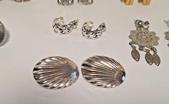 Lot of 6 Pairs Vintage Unbranded & 1 Branded Sterling Silver Fashion Earrings