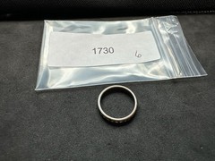 1.73g Vintage Sterling Silver 925 Channel Set Sparkling Band Ring Size 6 M