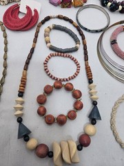​HUGE 38 pc Jewelry LUCKY BRAND Wood Bead Vintage To Now LOT Necklaces Bracelets