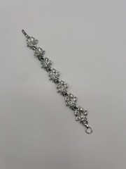 Vintage CORO Bracelet Silver Tone Ivy Leaf leaves Fall Holiday Jewelry Classic