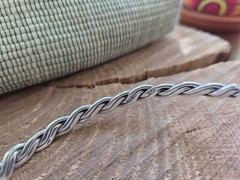 VTG Mexico 925 SS Braided Collar Cuff Necklace