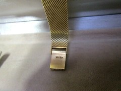 vintage BAUME MERCIER 14KT SOLID GOLD WATCH
