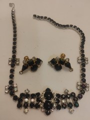 Vintage Jewelry Lot Vendome Trifari Kramer Art Warner RS Glass Crystal+