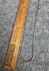 Napier Gold-Tone 24 Inch Necklace Nickel-Free Snake Chain Lobster Clasp Vtg
