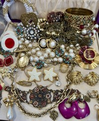 Vintage Estate Costume Jewelry Lot! AVON, MONET and more!