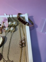 Used and Vintage Pink Spring Mix Jewelry Clearance Nice!