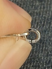 Vintage JMS Sterling Silver CONFIRMATION Charm/Pendant, 2.95g