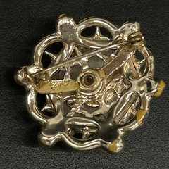 Lot Of 5 Vintage Brooches, Four With Missing Rhinestones & One With Broken Clasp