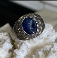 Vintage Sterling United States Air Force Military World War II WWII Ring