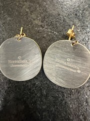 Reed and Barton vintage Damascene necklace and earring set. Excellent condition